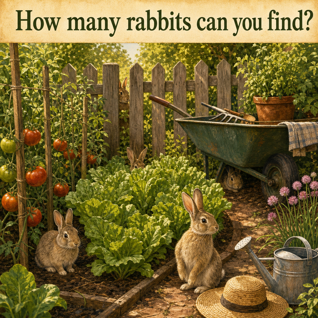 How Many Rabbits Can You Find? Answer