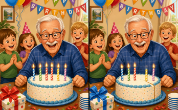 Find the 5 Differences: Birthday Party Puzzle Answer