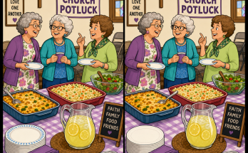 Find the 5 Differences: Church Potluck Puzzle Answer