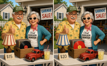 Find the 5 Differences: Garage Sale Puzzle Answer