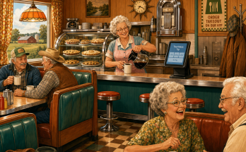 Two Things Are Wrong in This 1970s County Diner: Answer