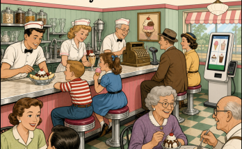 Three Things Are Wrong in This Old Ice Cream Parlor: Answer