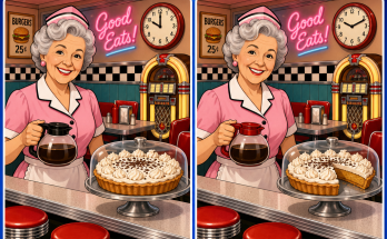 Find the 3 Differences: Diner Puzzle Answer
