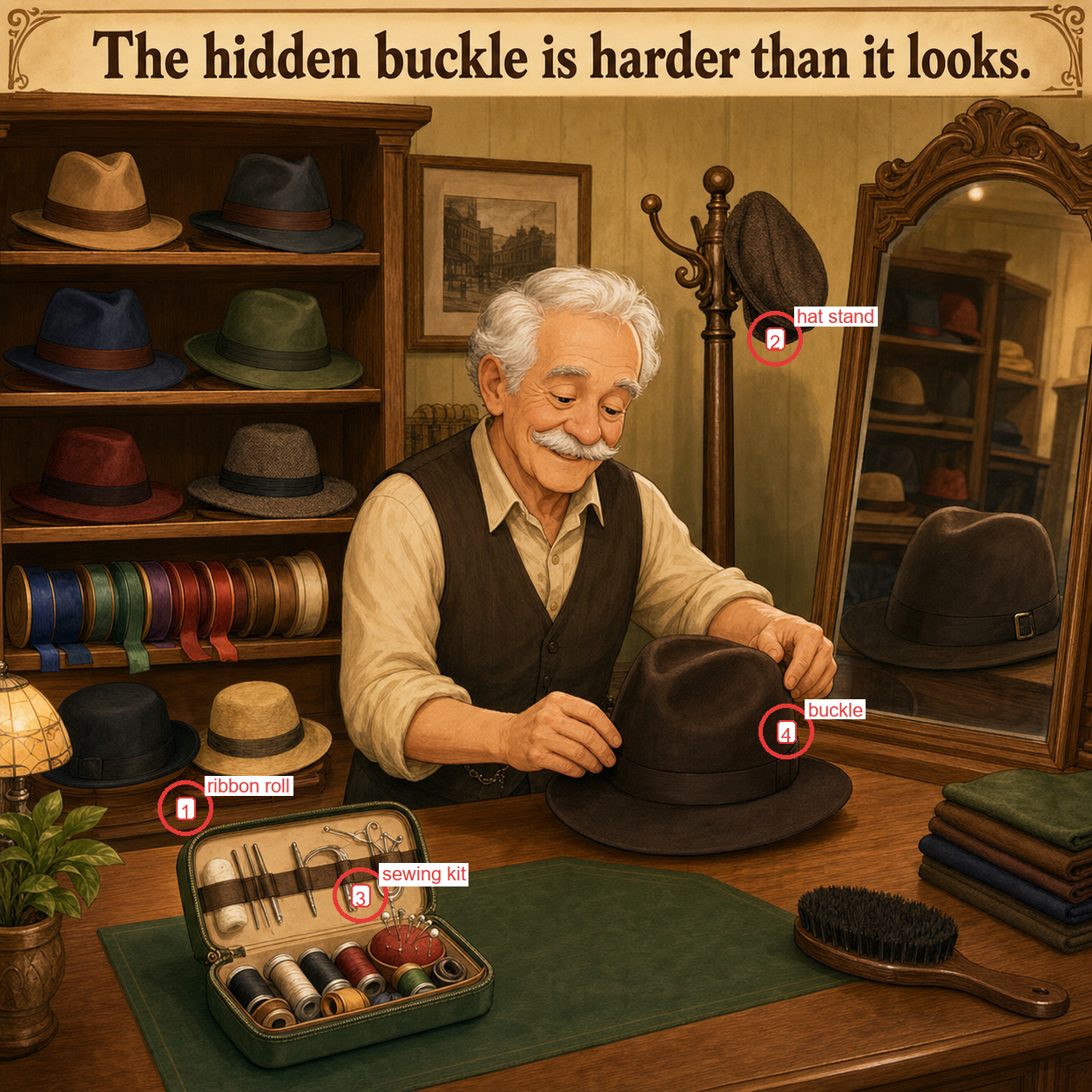 Can You Find the Hidden Buckle? answer image