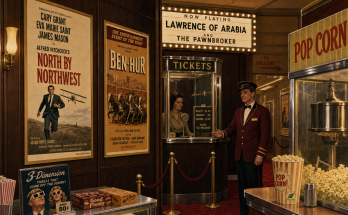 Two Things Are Wrong in This 1960s Movie Theater Lobby: Answer