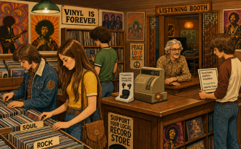 Two Things Are Wrong in This Old Record Store: Answer