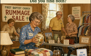 Two Things Are Wrong at This Church Rummage Sale: Answer