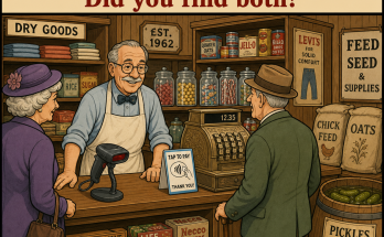 Two Things Are Wrong in This Old General Store: Answer