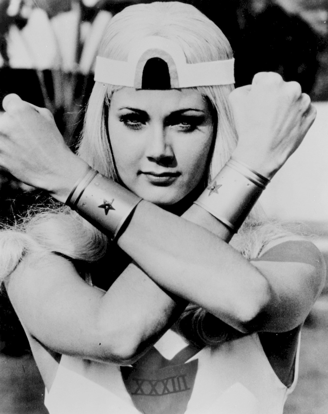 Lynda Carter as Wonder Woman in a 1975 publicity image.