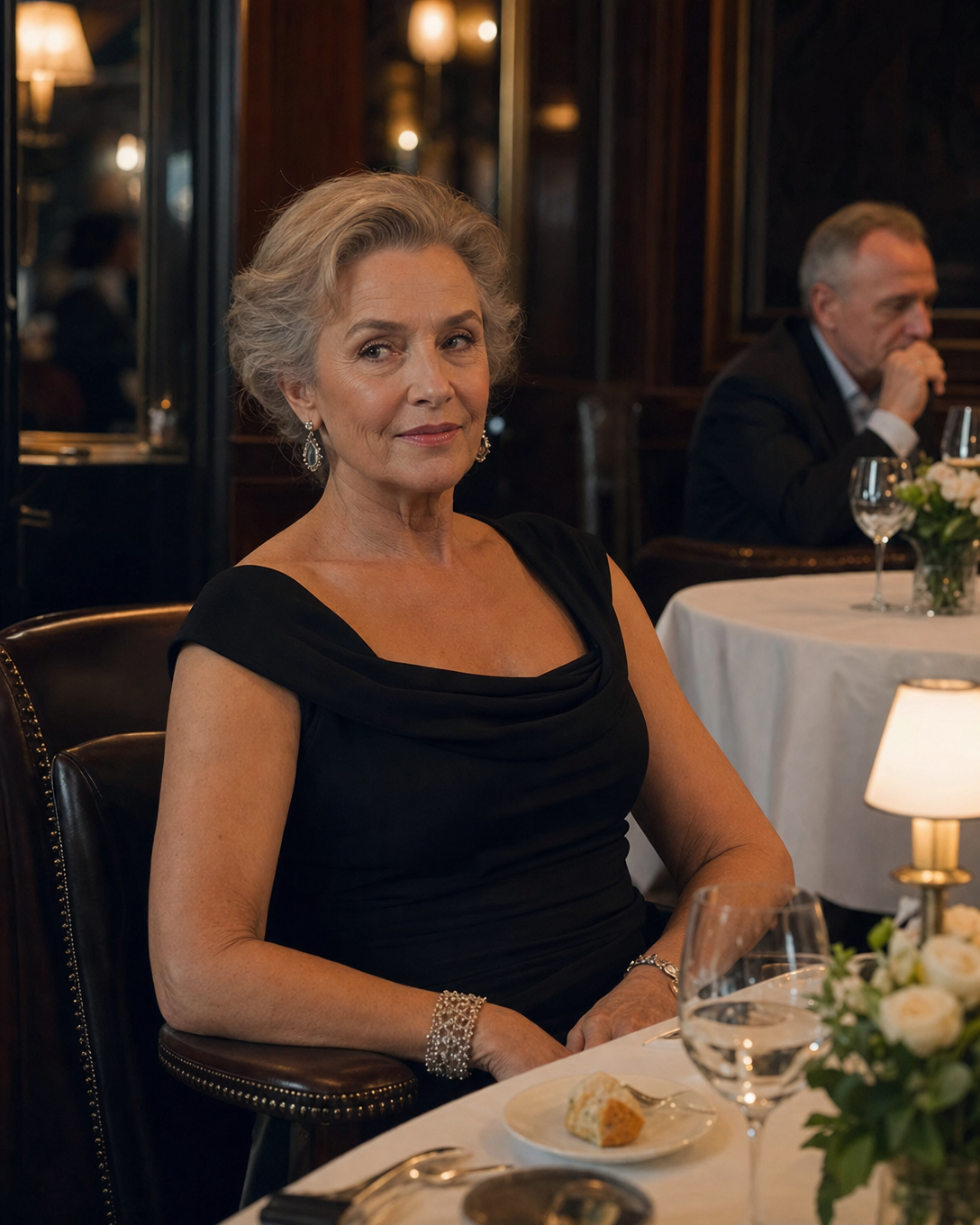 At 64, She Knew Exactly What That Look Would Do