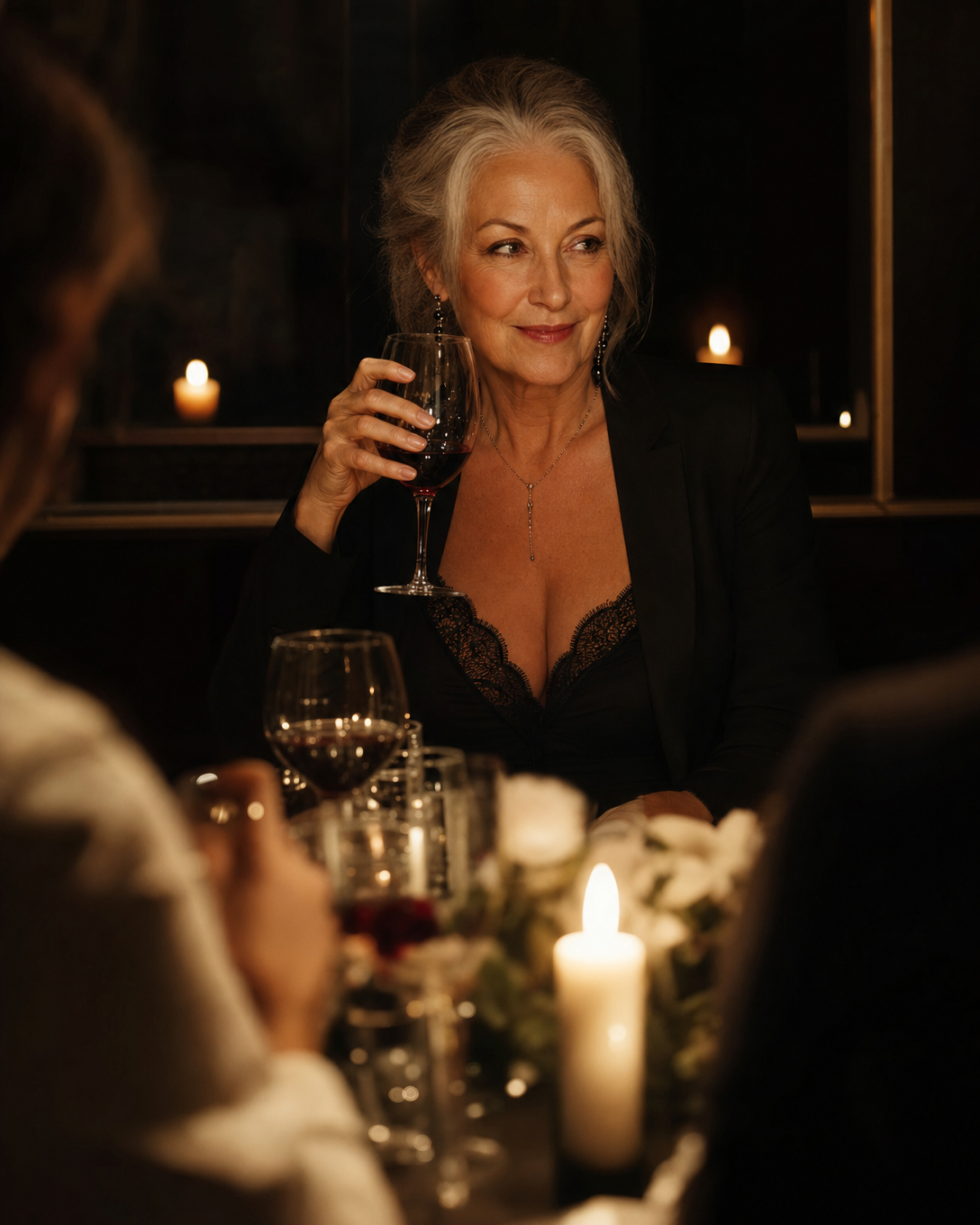 She Didn't Say a Word, But Every Man at the Table Noticed