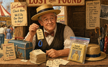 Two Mistakes at This Lost-and-Found Booth: Answer