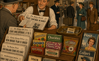 Two Things Feel Wrong at This 1950s Newsstand: Answer