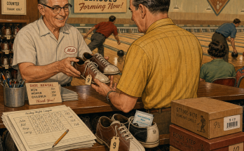 Two Things Feel Off in This 1960s Bowling Alley: Answer