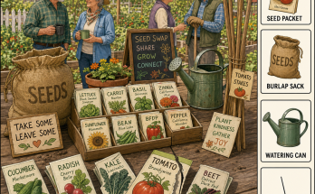 Can You Find the Needle Shape in the Seed Packets?