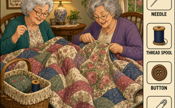 Can You Find the Hidden Safety Pin in the Quilting Room?