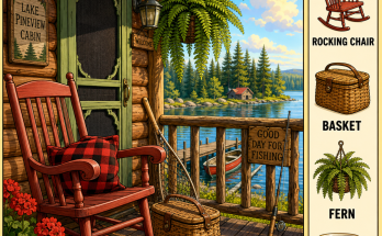 Can You Find the Teacup on the Cabin Porch?