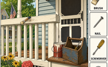 Can You Find the Hidden Washer on the Porch Rail?