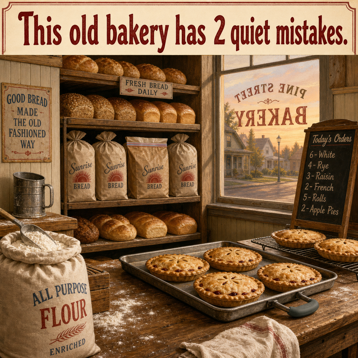 Two Quiet Mistakes in This 1950s Bakery
