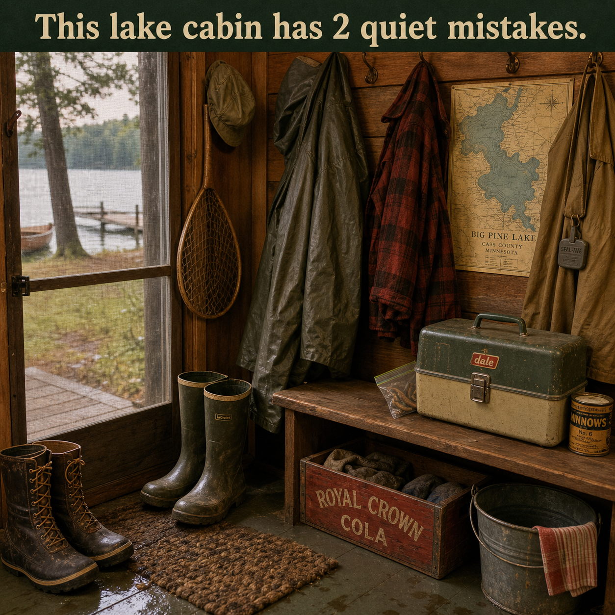 Two Quiet Mistakes in This 1960s Lake Cabin
