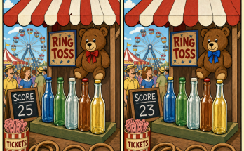 The Ring-Toss Booth Has 5 Tiny Changes: Answer