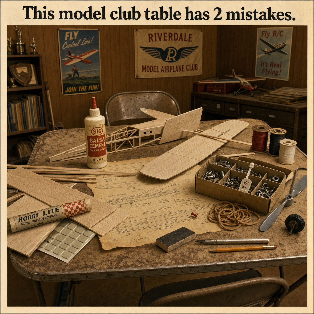 Two Mistakes at This Model Club Table: Answer