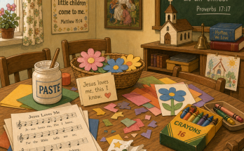 Two Mistakes at This Sunday School Table: Answer
