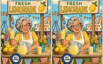 The Lemonade Booth Has 5 Tiny Changes: Answer