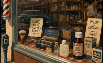 Two Mistakes in This Old Pharmacy Window: Answer