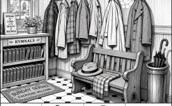 Can You Find the Button Shape in the Cloakroom?