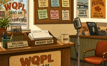 Two Mistakes in This Radio Station Lobby: Answer