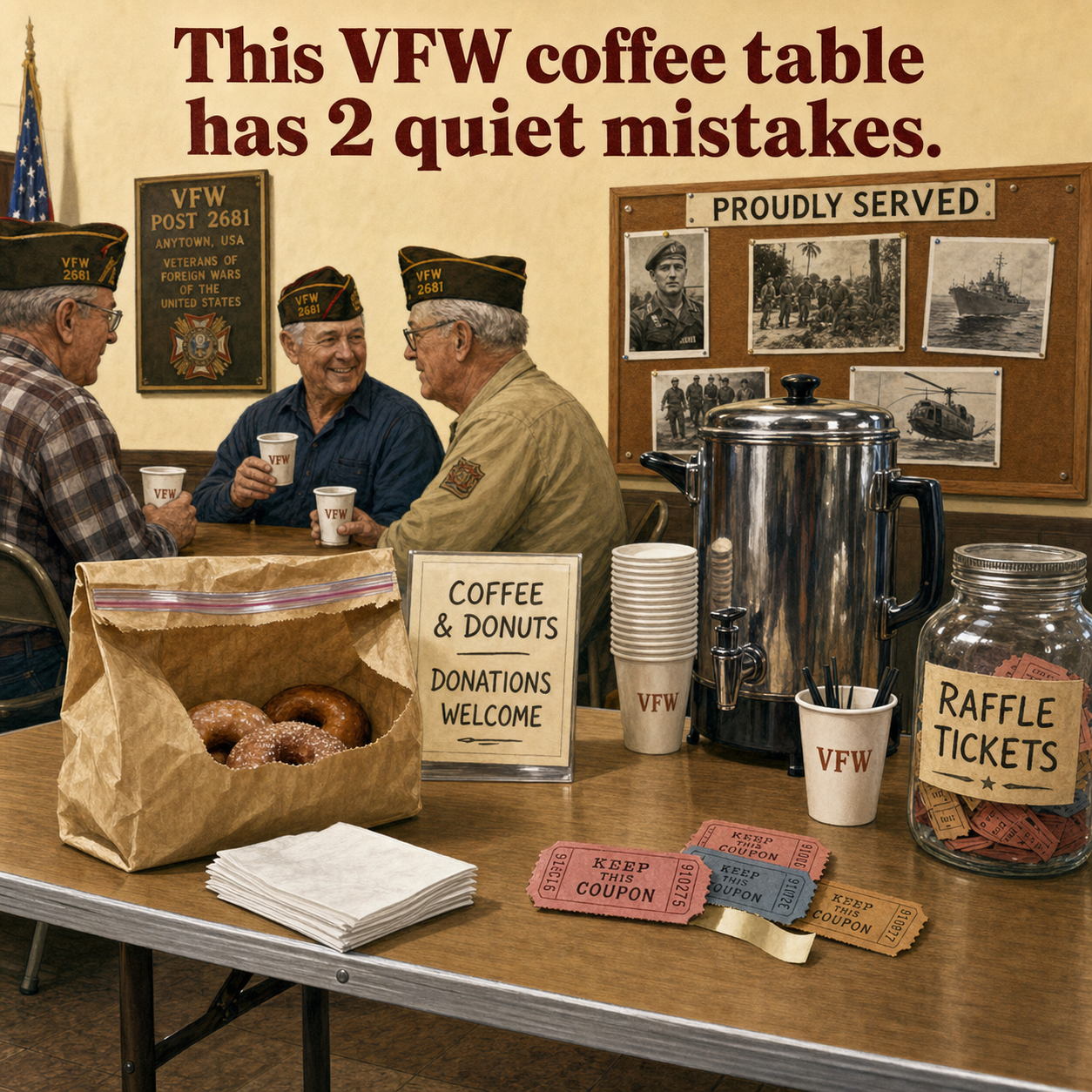 Two Quiet Mistakes on This VFW Coffee Table