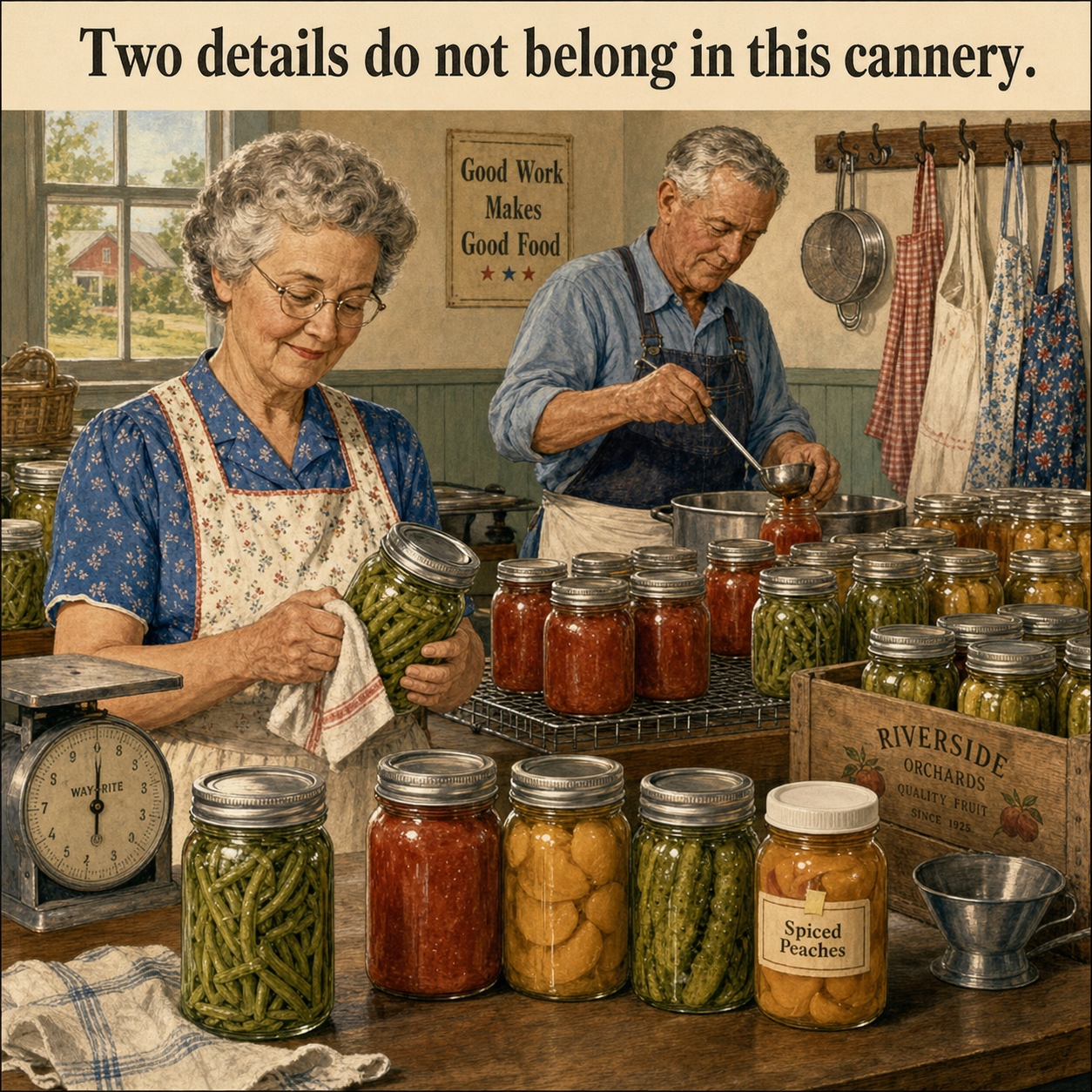 Answer: Two Mistakes in the Community Cannery