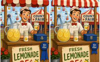 The Lemonade Booth Has 5 Tiny Changes: Answer