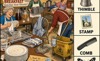Can You Find All 4 Objects at the Pancake Breakfast?