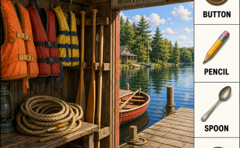 Can You Find All 4 Objects at the Lakeside Boathouse?
