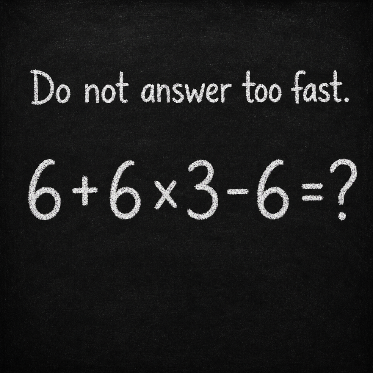 Do Not Answer Too Fast: Answer