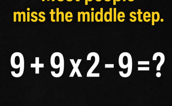 Most People Miss the Middle Step: Math Puzzle Answer