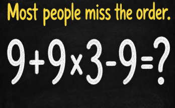 Most People Miss the Order: Answer