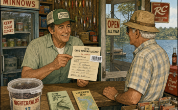 Two Mistakes at This 1970s Bait Shop: Answer