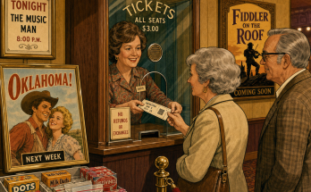 Two Mistakes at This 1970s Theater Booth: Answer
