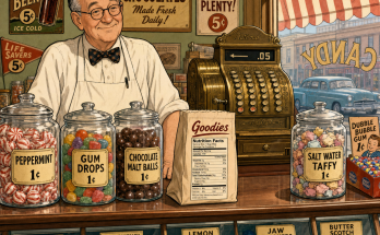 One Thing Does Not Belong in This 1950s Candy Store: Answer
