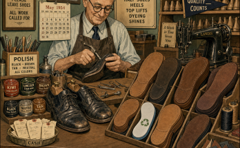 One Thing Does Not Belong in This Shoe Repair Shop: Answer