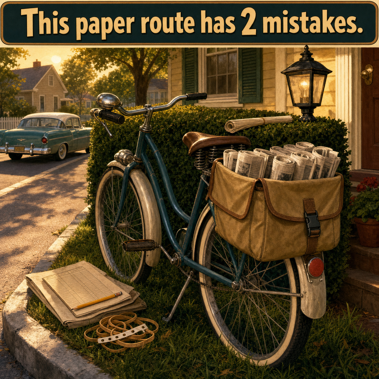 Two Mistakes on This Old Paper Route: Answer