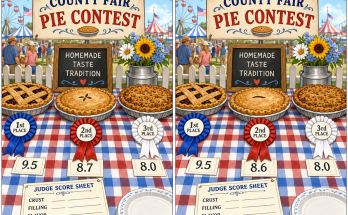 The County Fair Table Has 5 Tiny Changes: Answer