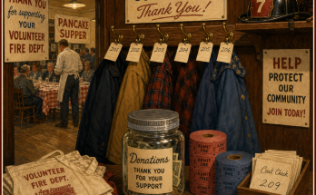 Two Quiet Mistakes in This Fire Department Supper Coat Room