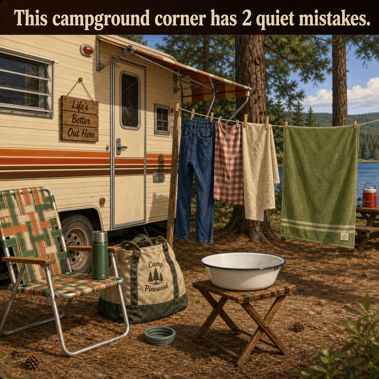 Two Quiet Mistakes in This 1970s Campground Corner