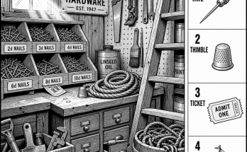 Can You Find All 4 Objects in the Hardware Store?
