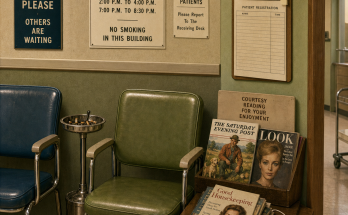 Two Mistakes in This 1960s Waiting Room