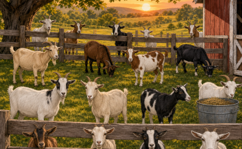 How Many Goats Are by the Pasture Fence? Answer